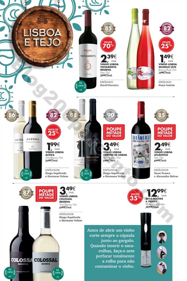Antevisão Folheto PINGO DOCE Vinhos e Sabores Pro