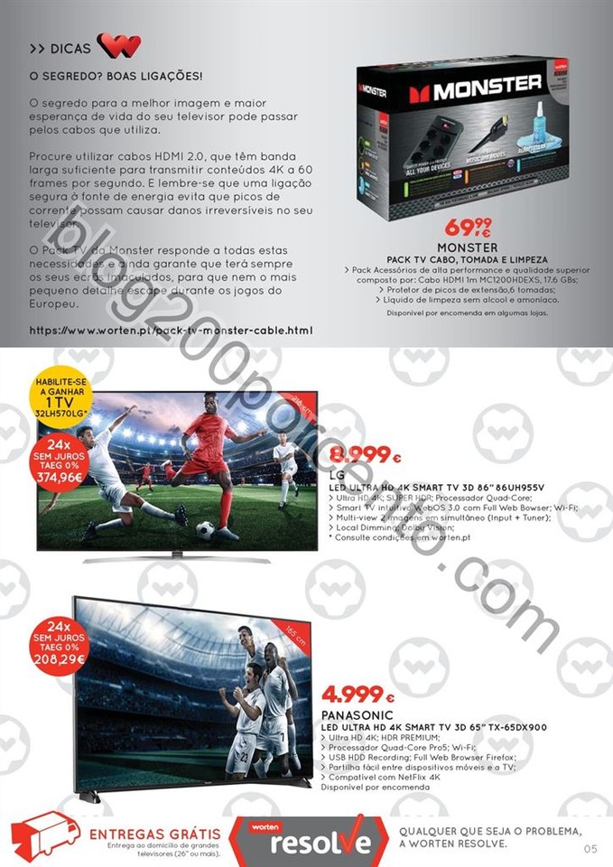 Antevisão Folheto WORTEN Promoções de 30 maio a