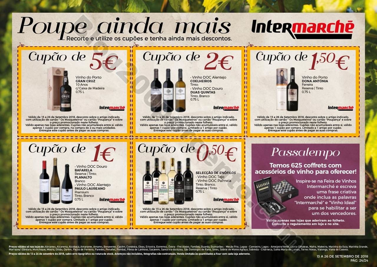 Antevisão Folheto INTERMARCHÉ Feira de vinhos pr