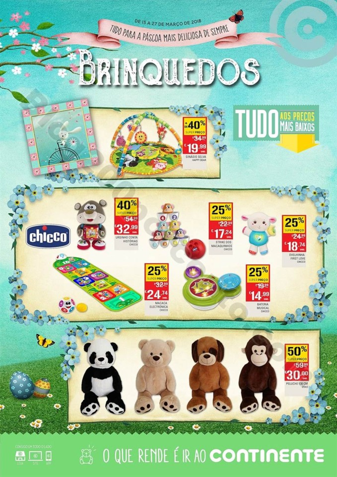 Antevisão Folheto CONTINENTE Brinquedos Páscoa p