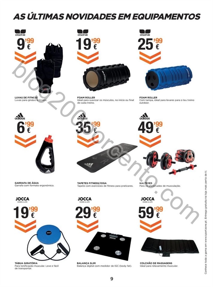 Novo Folheto SPORT ZONE Fitness promoções de 28 