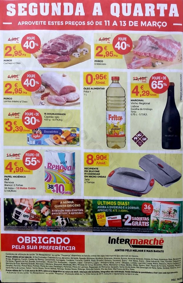antevisao folheto intermarche promocoes de 7 a 13 