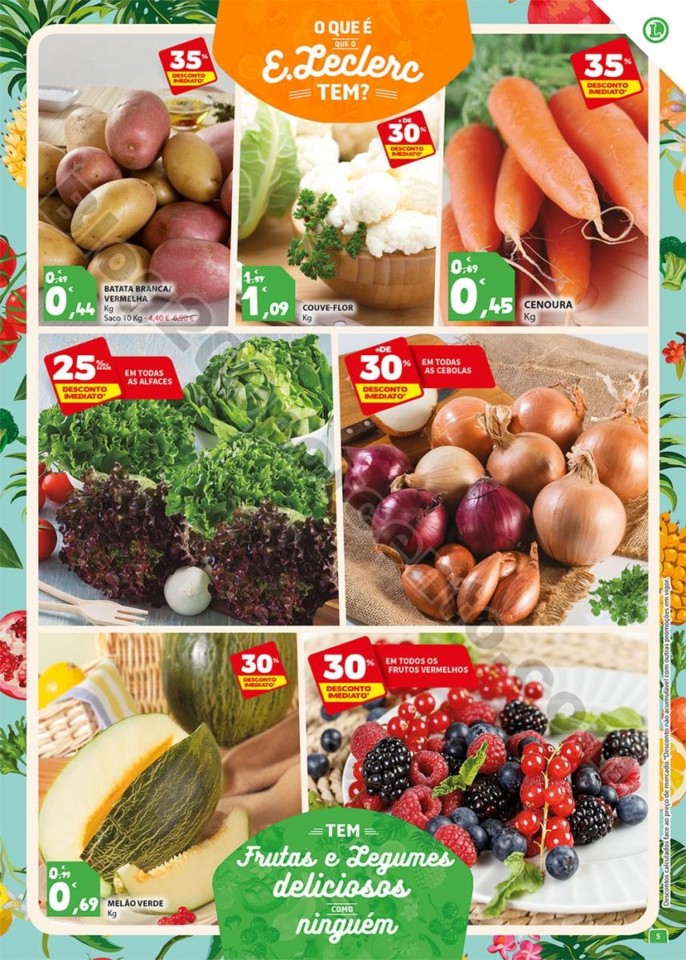Antevisão Folheto E-LECLERC Promoções de 16 a 2