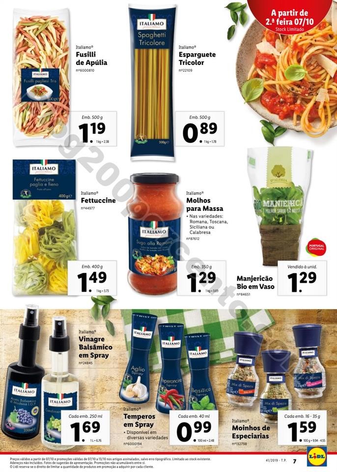 Antevisão Folheto LIDL Promoções de 7 a 13 outu