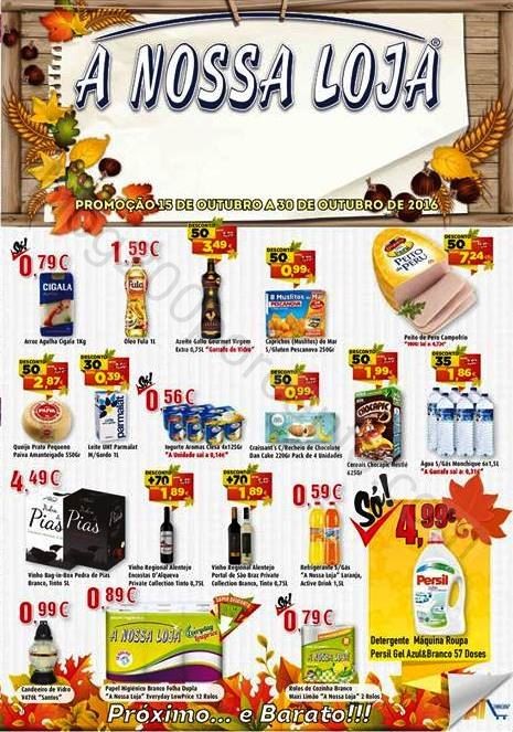 Antevisão Folheto A NOSSA LOJA Promoções de 15 