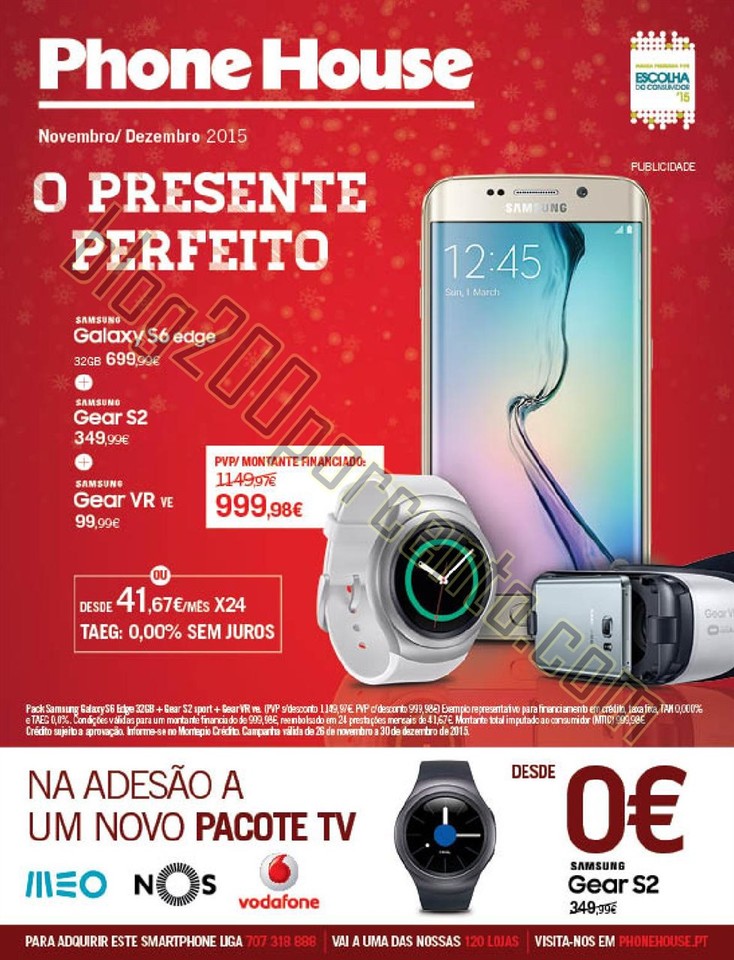 Novo Folheto PHONE HOUSE Natal promoções de 30 n