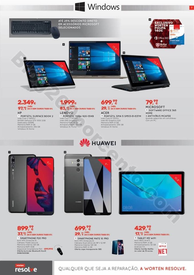 Antevisão Folheto WORTEN Best of 2018 a pertir de