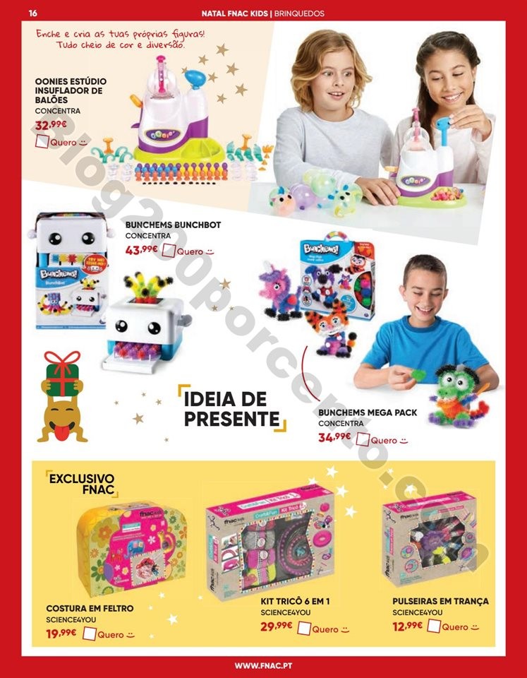 Antevisão Folheto FNAC Natal Kids Promoções de 