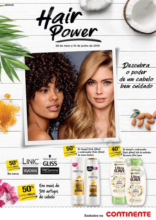 Antevisão Folheto CONTINENTE Cabelos Promoções 