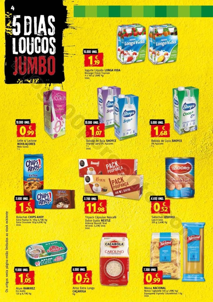 Antevisão Folheto JUMBO - JUMBO BOX 5 dias loucos