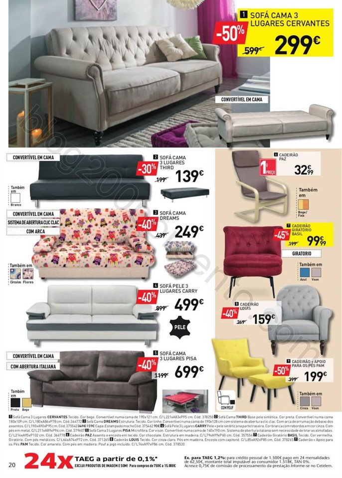 Novo Folheto CONFORAMA promoções de 9 a 23 fever