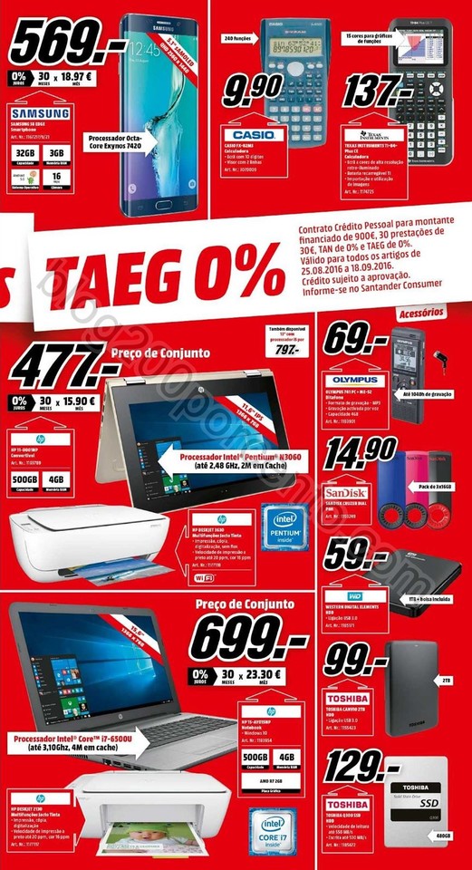 Antevisão Folheto MEDIA MARKT Promoções de 25 a
