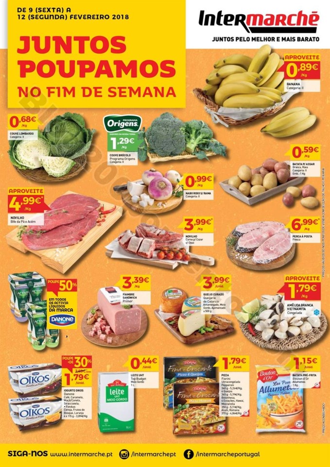 Antevisão Folheto INTERMARCHÉ Fim de semana prom