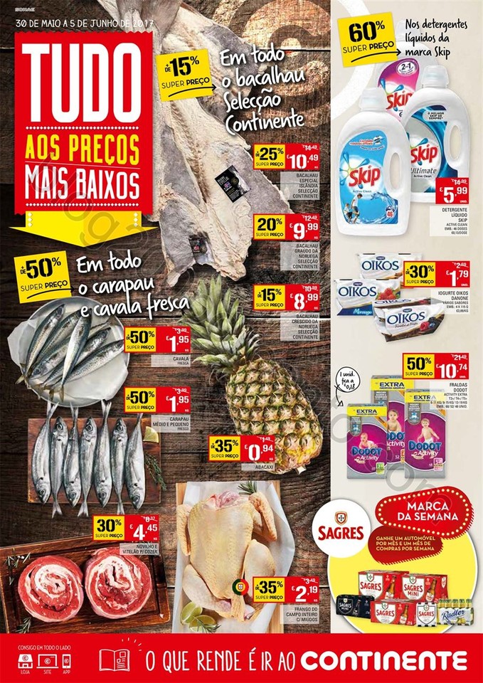 Antevisão Folheto CONTINENTE Promoções de 30 ma