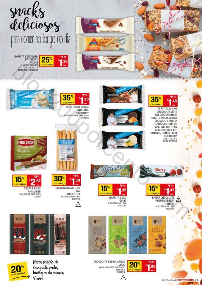 Antevisão Folheto CONTINENTE Bio e Saudável prom