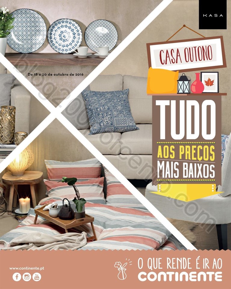 Antevisão folheto CONTINENTE Casa Outono de 18 a 