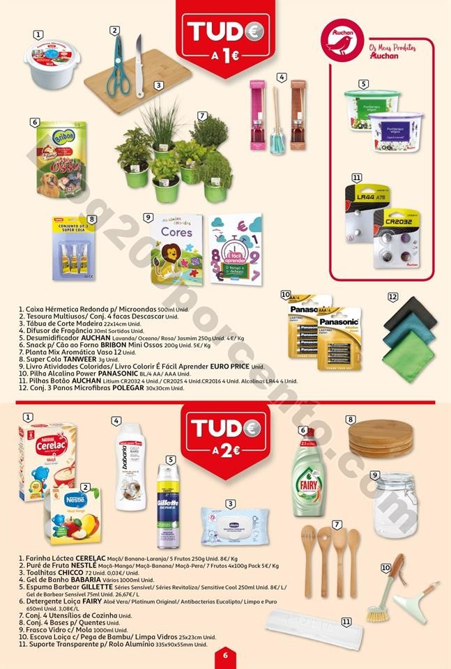 Antevisão Folheto AUCHAN trafego euro promoções