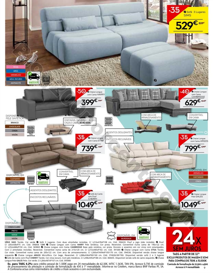 Antevisão Folheto CONFORAMA Promoções de 9 maio