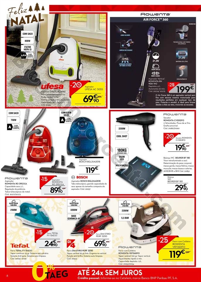 Antevisão Folheto CONFORAMA Natal promoções de 