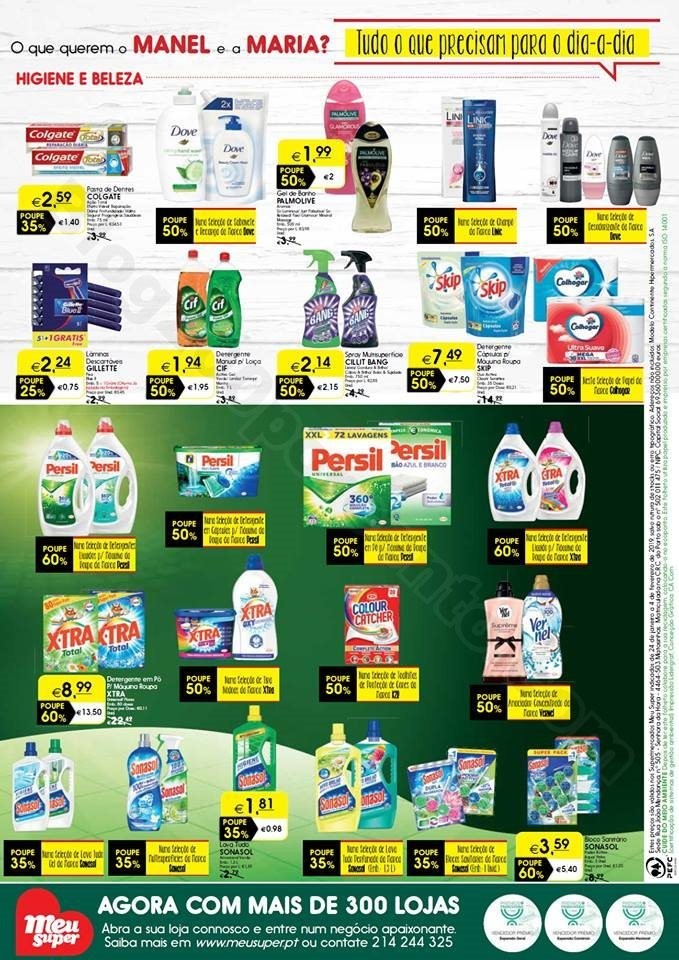 Antevisão Folheto MEU SUPER Promoções de 24 jan
