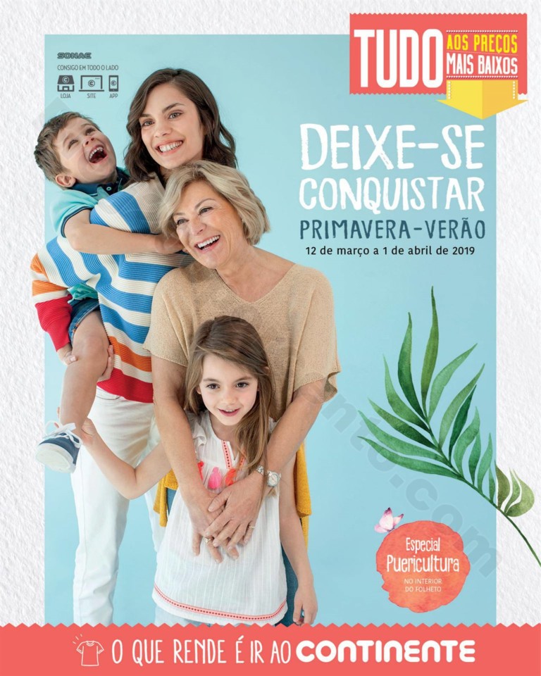 Antevisão Folheto CONTINENTE Moda Primavera promo