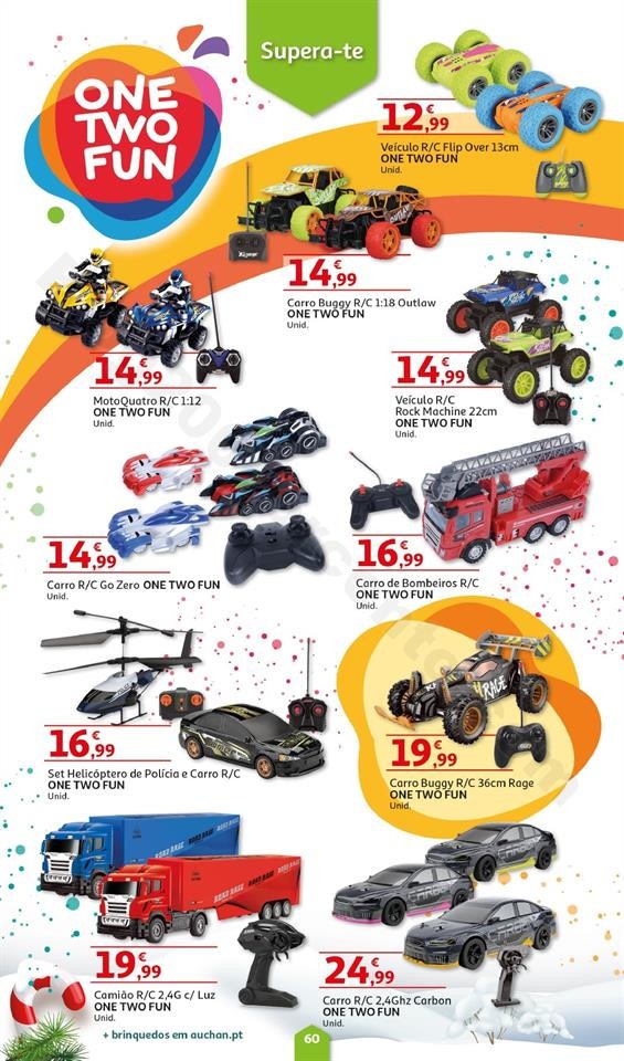 Folheto Brinquedos Natal AUCHAN Promoções de 8 n
