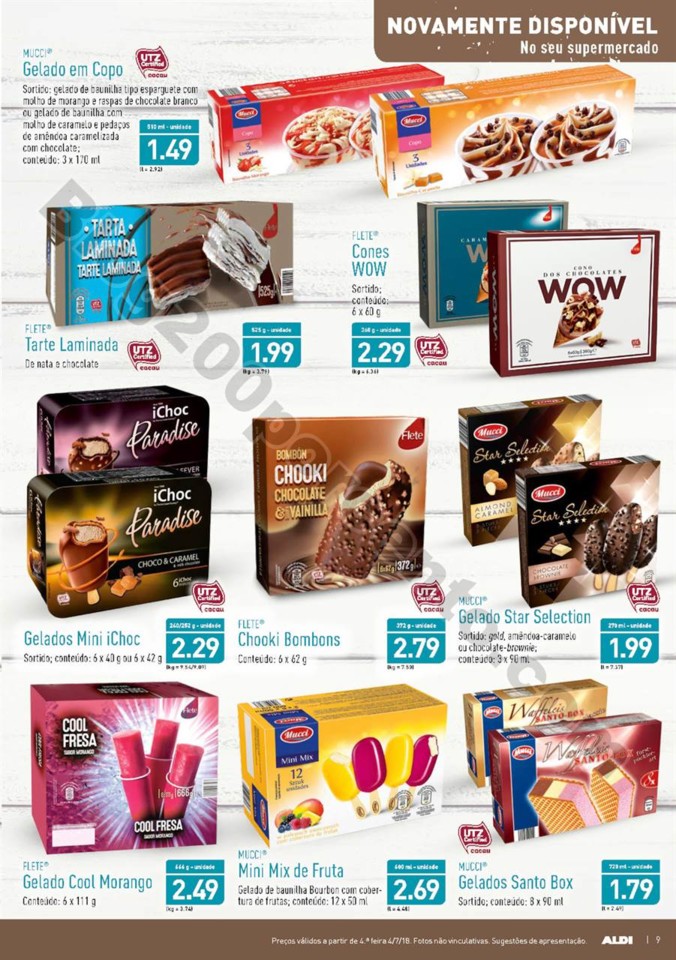 Antevisão Folheto ALDI Promoções a partir de 4 
