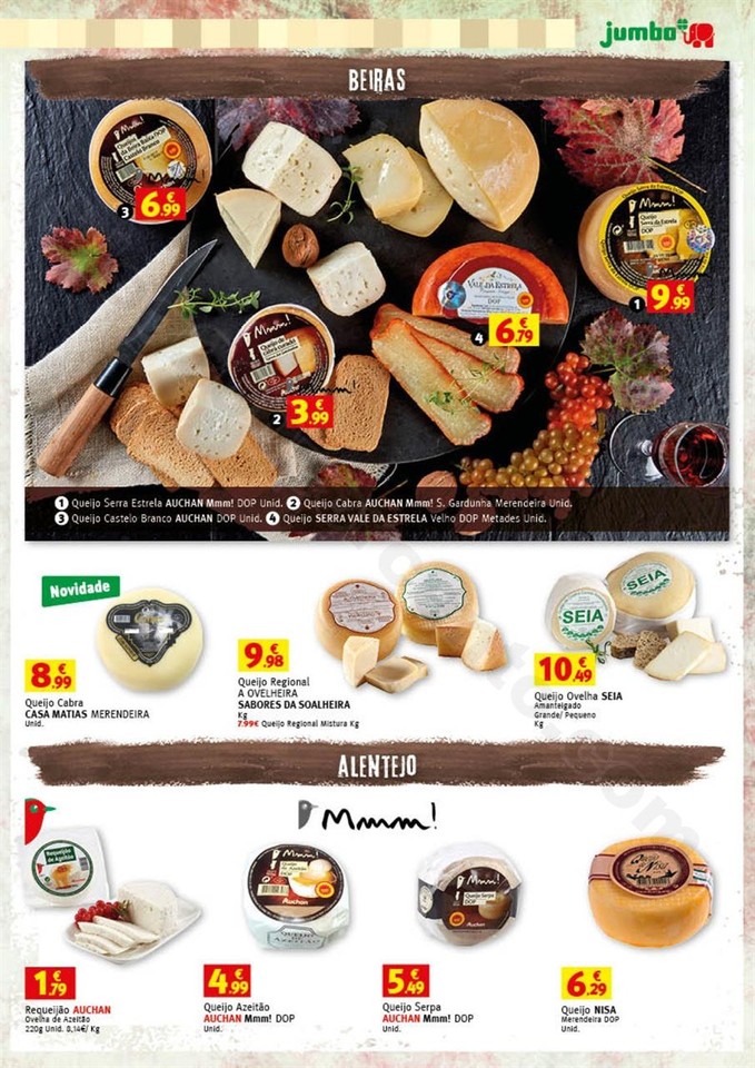 Antevisão Folheto JUMBO Vinhos promoções de 5 a