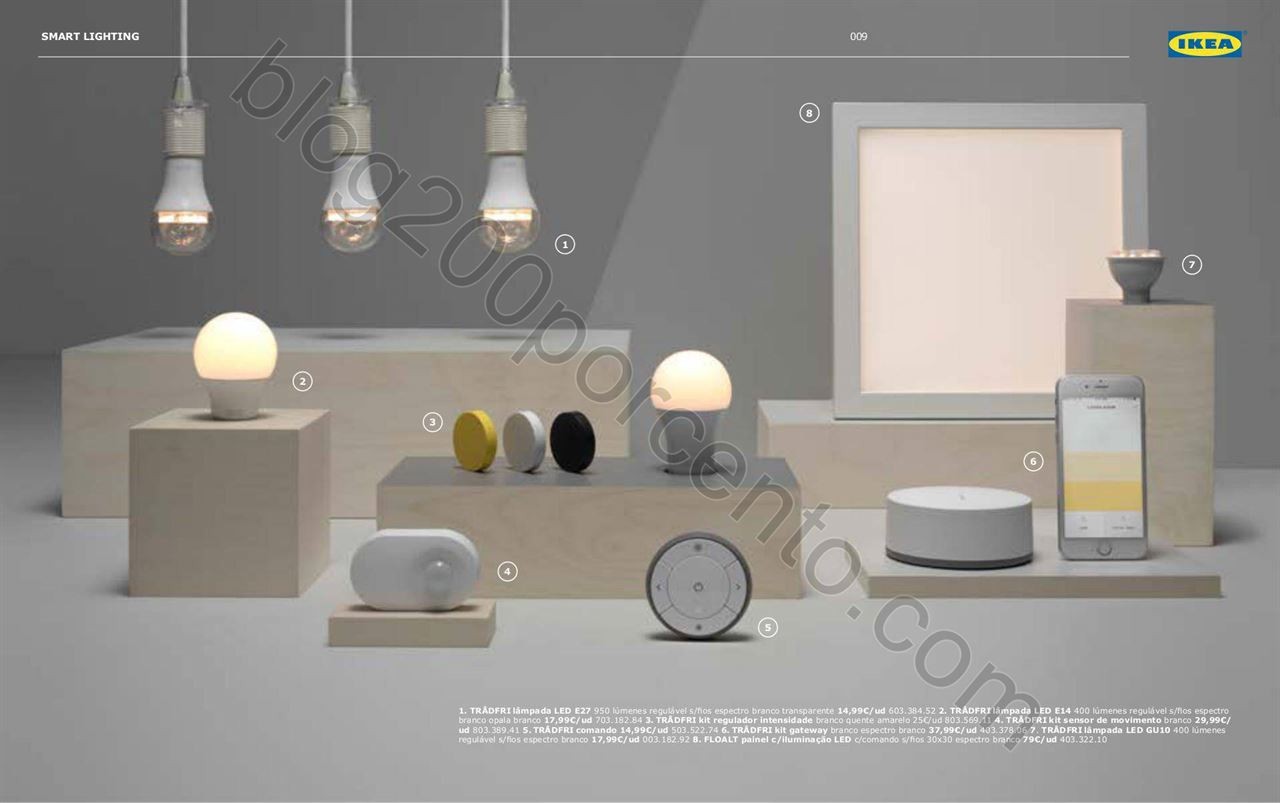 Antevisão Folheto IKEA Smart Lighting promoções