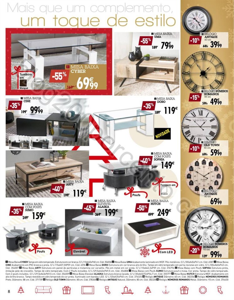 Antevisão Folheto CONFORAMA Natal Promoções de 