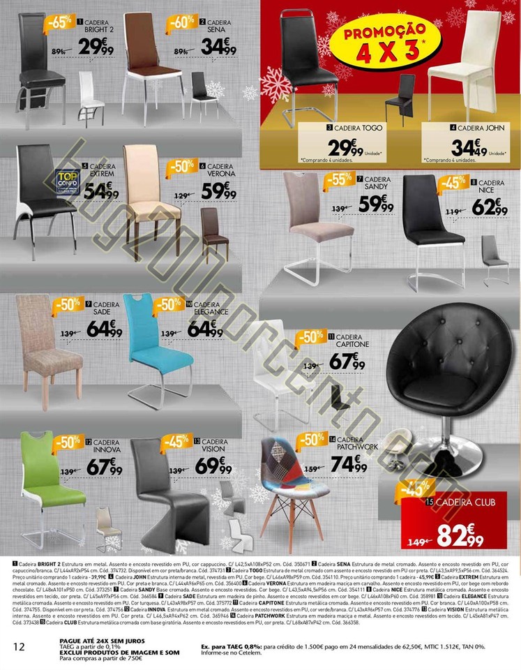 Novo Folheto CONFORAMA Natal de 17 a 31 dezembro p