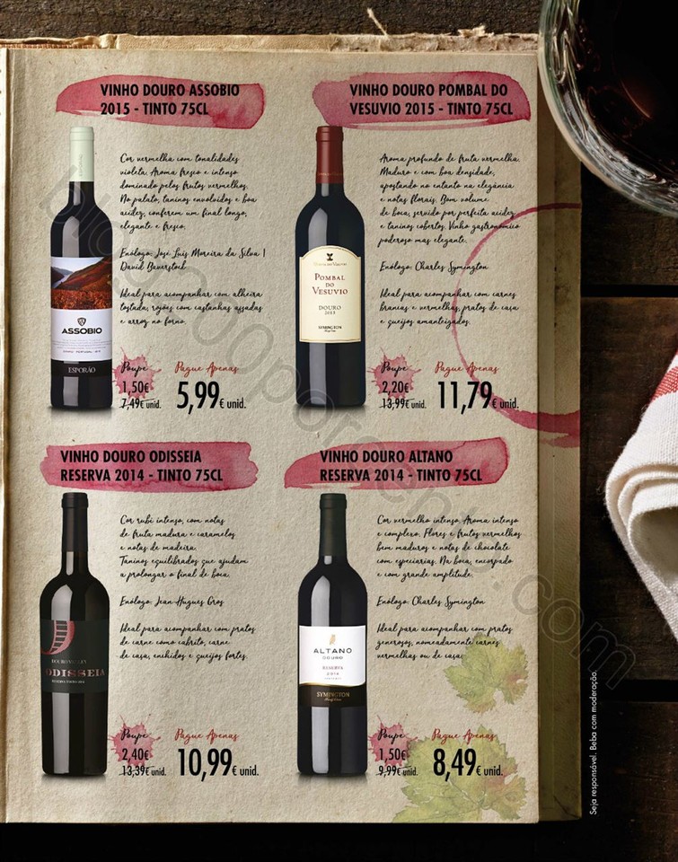 Novo Folheto PINGO DOCE Vinhos &amp; Sabores promoçõ