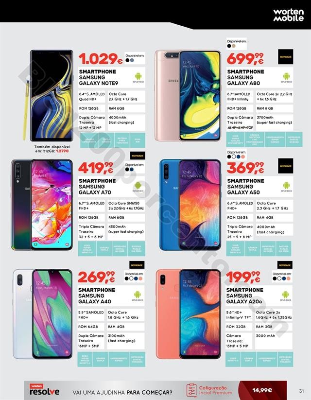 Antevisão Folheto WORTEN Mobile Promoções de 30