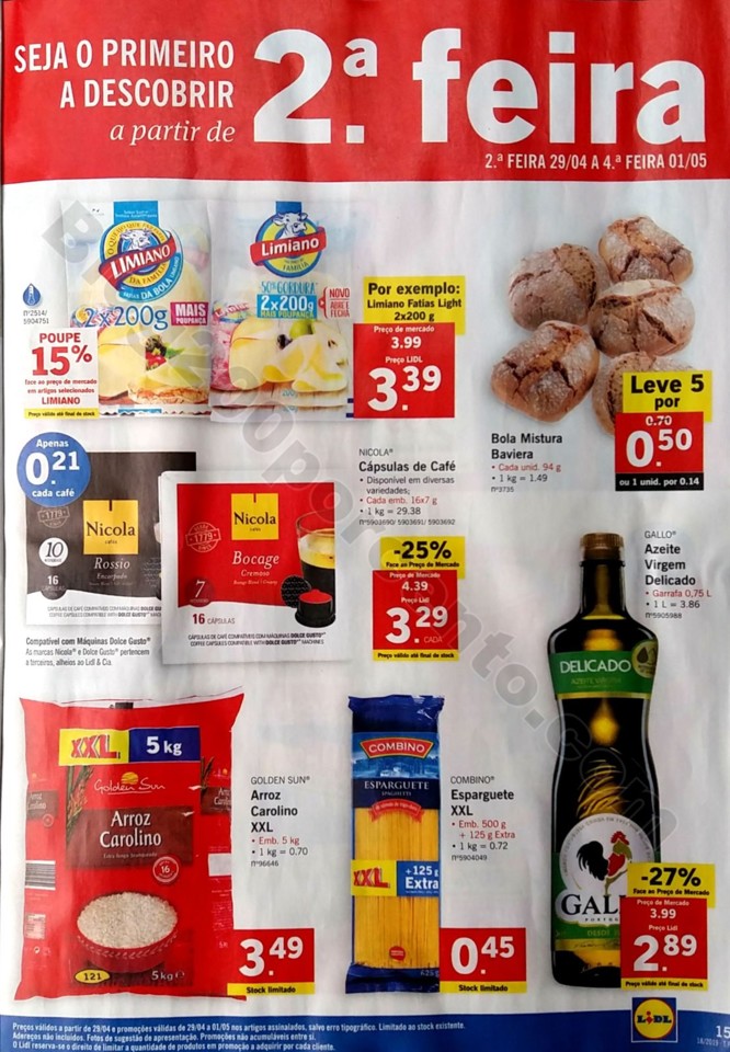 antevisao folheto lidl promocoes de 29 abril a 5 m