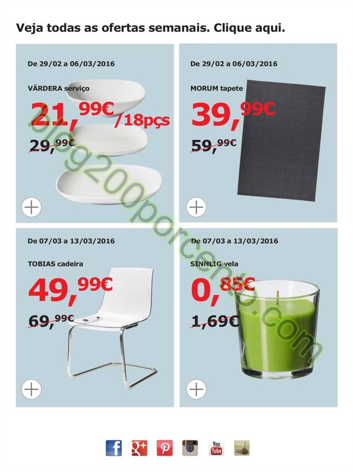 Antevisão Folheto IKEA Promoções de 3 a 28 mar