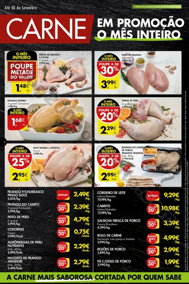 Antevisão Folheto PINGO DOCE Frescos promoções 