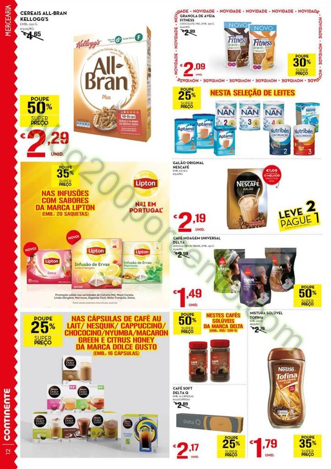 Antevisão Folheto MODELO - CONTINENTE Madeira de 