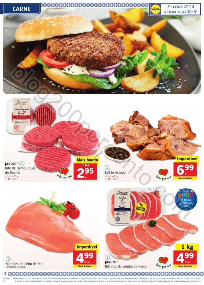 Antevisão Folheto LIDL Promoções de 27 outubro 
