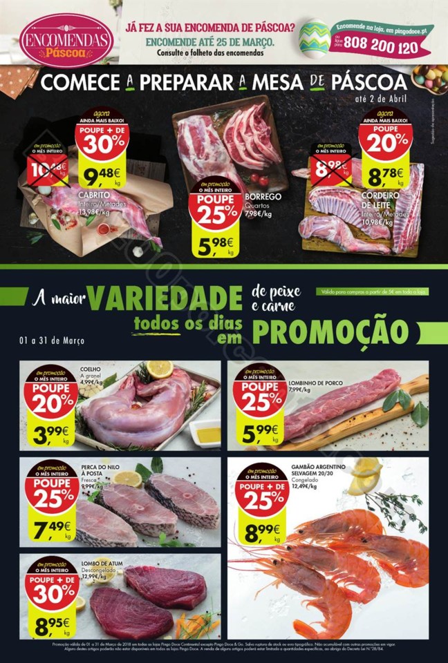 Antevisão Folheto PINGO DOCE Fim de semana promo