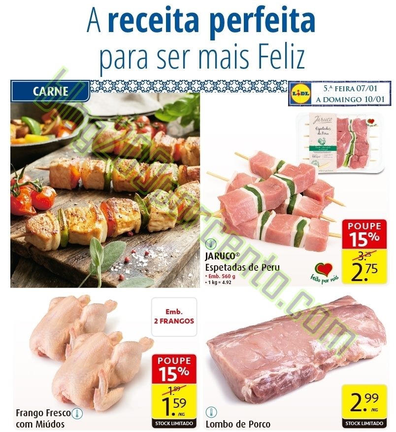 Antevisão Folheto LIDL Promoções de 7 a 10 jane