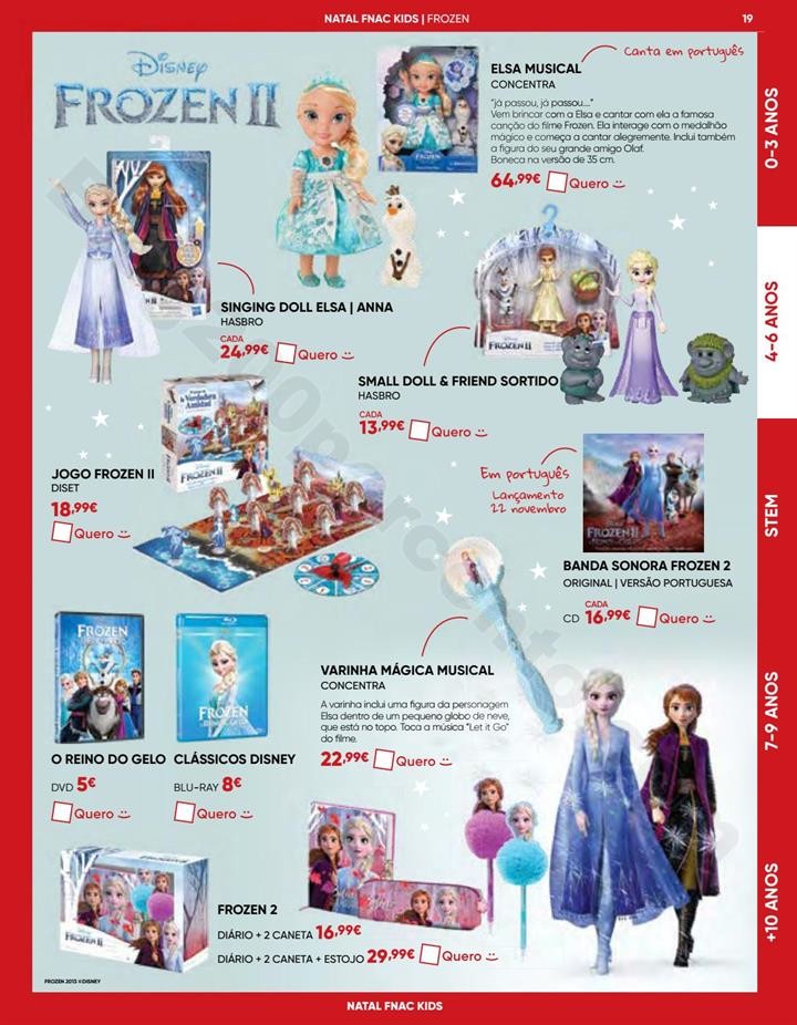 Antevisão Folheto Natal FNAC Kids promoções at