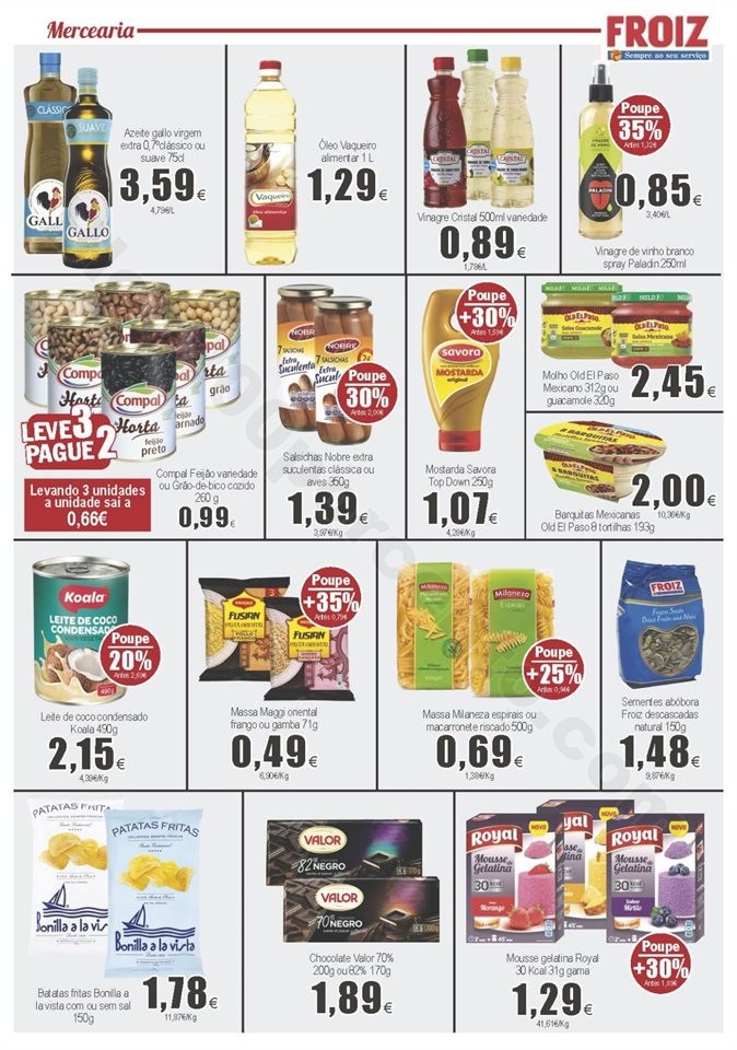 Antevisão Folheto FROIZ Promoções de 30 janeiro