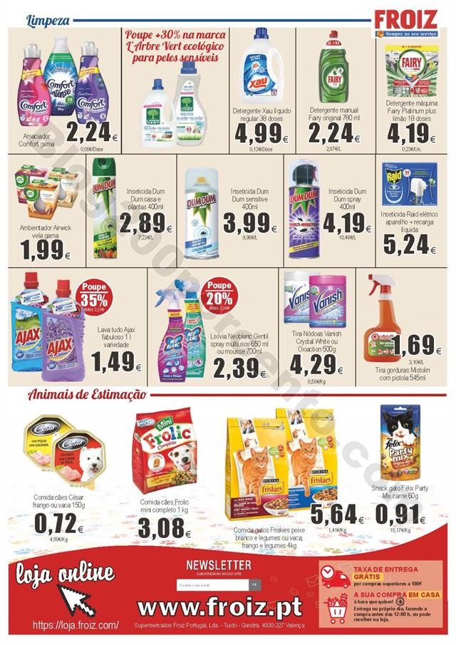 Antevisão Folheto FROIZ Promoções de 16 maio a 