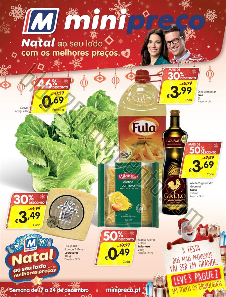 Antevisão Folheto MINIPREÇO Semana Natal Promoç