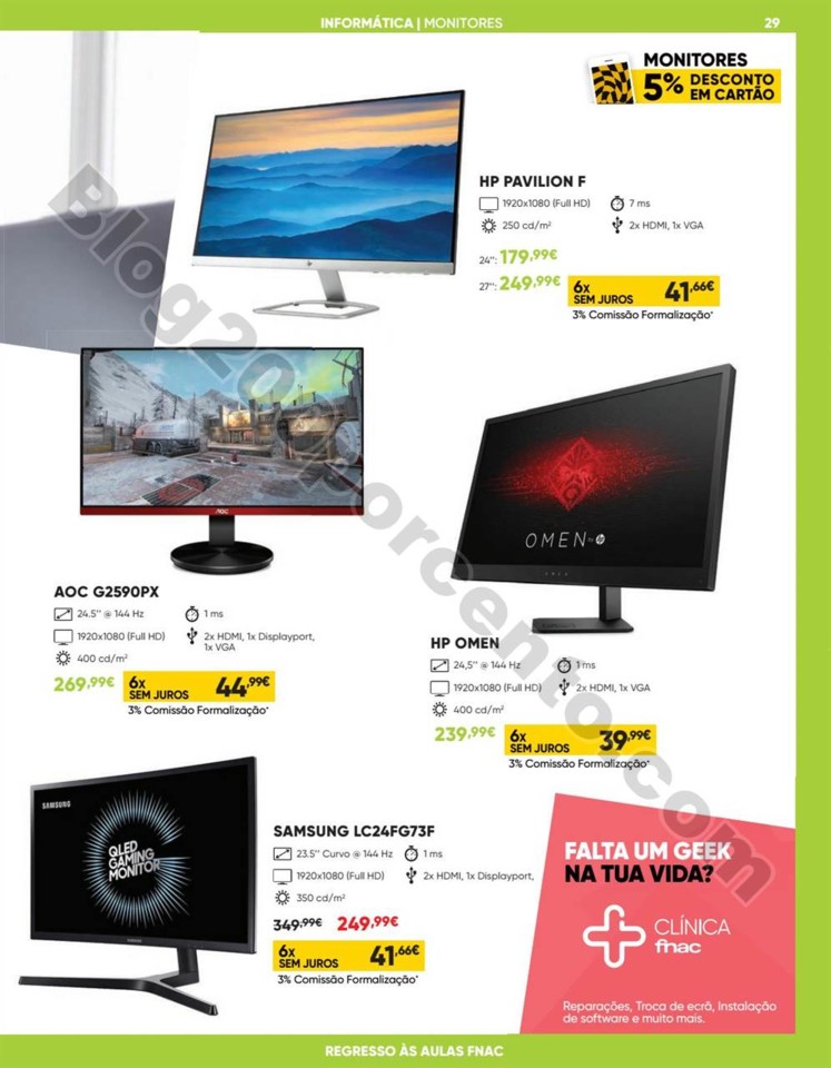 Antevisão Folheto FNAC Regresso às aulas promoç