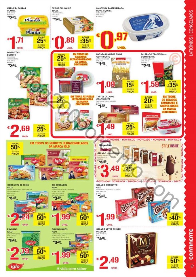 Antevisão Folheto CONTINENTE - MODELO Madeira de 