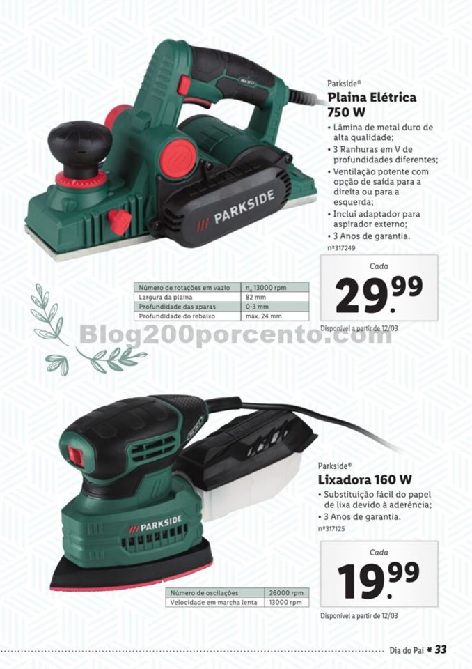 Antevisão Folheto LIDL Dia do Pai Promoções de 