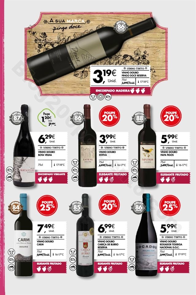 Antevisão Folheto PINGO DOCE Vinhos e Sabores Pro