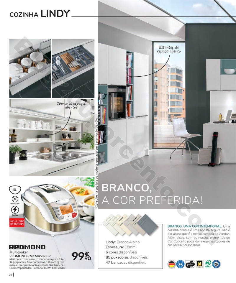 Antevisão Folheto CONFORAMA Cozinhas promoções 