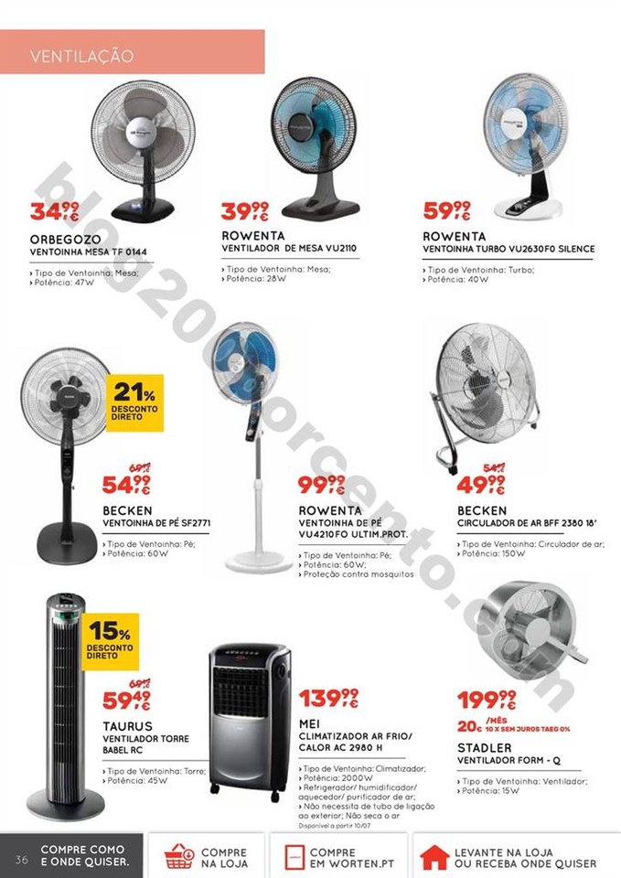 Tudo para o lar WORTEN promoções até 2 agosto p